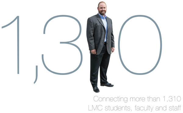 Connecting more than 1,310 LMC students, faculty and staff 